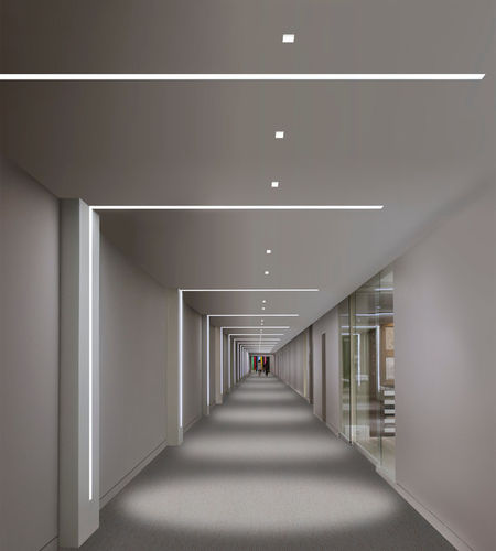 Luce da incasso - LINER-L - LICALUX LIGHTING - LED / rettangolare / IP20