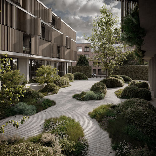Pavé in calcestruzzo - STRAIGHT - Deer Concrete - da esterno / per terrazza / da giardino