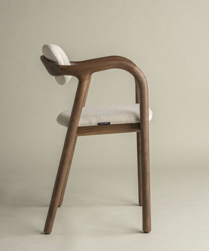 Sedia contemporanea - Mosso Comfort - Pommier Furniture - da interno / in tessuto / con supporto in quercia