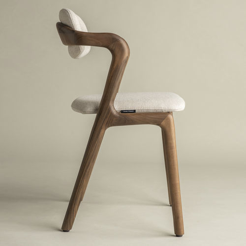 Sedia contemporanea - Otto Comfort - Pommier Furniture - da interno / in tessuto / con supporto in quercia