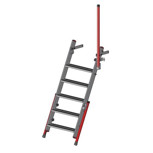 Scala professionale da lavoro - F8081000 series - FORTAL - telescopica / da appoggio / in metallo