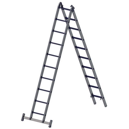 Scala professionale da lavoro - T2A - FORTAL - pieghevole / scorrevole / da appoggio