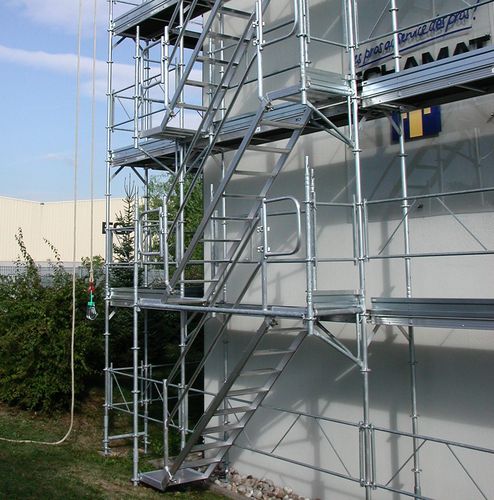 Ponteggio in alluminio - FORTALU 750 - FORTAL - di grande altezza