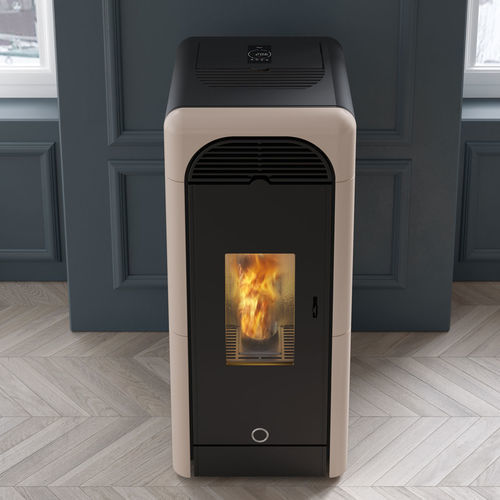 Stufa a pellet - Berry90+ - EK63 - 5 kW...10 kW / 0 - 5 kW / da appoggio