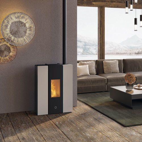 Stufa a pellet - Gotha70 - EK63 - 5 kW...10 kW / 0 - 5 kW / da appoggio