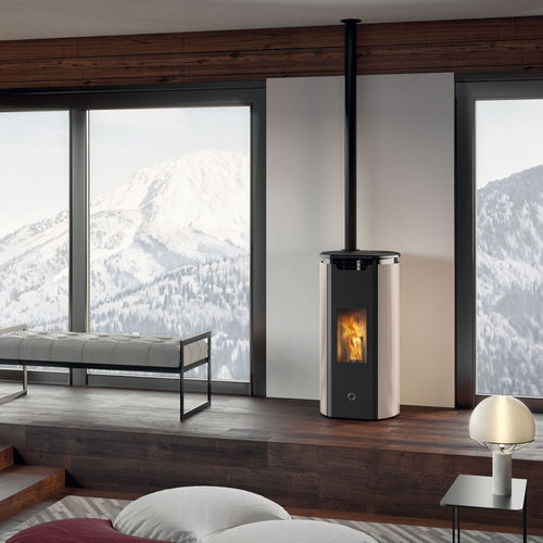 Stufa a pellet - Tweed90+ - EK63 - 5 kW...10 kW / 0 - 5 kW / da appoggio