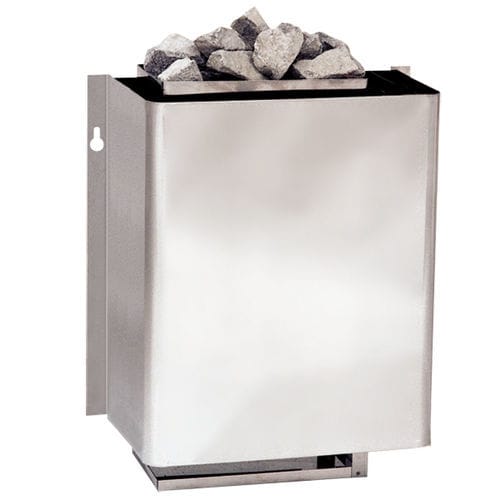 Stufa per sauna elettrica - W 25 - EWALD LANG - 0 - 5 kW / da parete / in acciaio cromato
