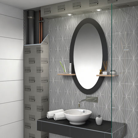 Lastra di paramento in espanso - TEC-KA - LUX ELEMENTS - in polistirene / per muro interno / da bagno