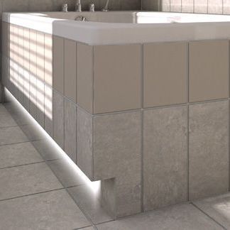 Rivestimento vasca da bagno rettangolare - TOP-TR series - LUX ELEMENTS - in acciaio