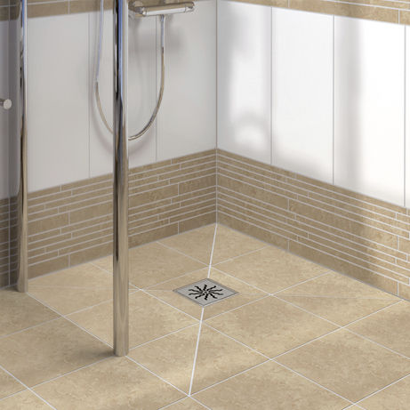 Piatto doccia rettangolare - TUB series - LUX ELEMENTS - piastrellabile / piastrellabile / rasoterra