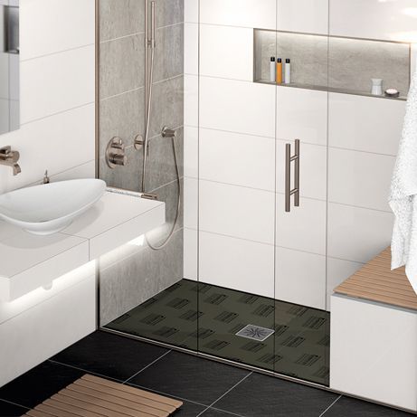 Piatto doccia rettangolare - TUB-BOL - LUX ELEMENTS - rialzato / rasoterra / in espanso