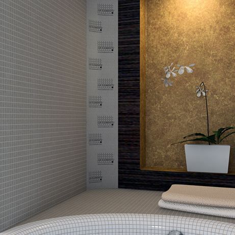 Profilo di finitura in polistirene - DECO-HK 100 - LUX ELEMENTS - per doccia / ad angolo / a U