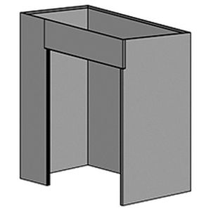 Pannello da costruzione in vetro - CONCEPT-ROOM-WA G - LUX ELEMENTS - in metallo / in espanso / per muro