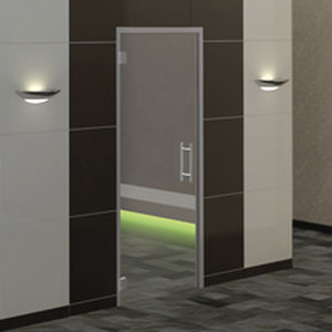 Porta d'ingresso - CONCEPT-DOOR-GT - LUX ELEMENTS - in vetro / battente / contemporanea