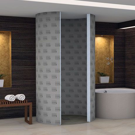 Doccia in espanso - RELAX-RD - LUX ELEMENTS - fissa / rotonda / per centro benessere