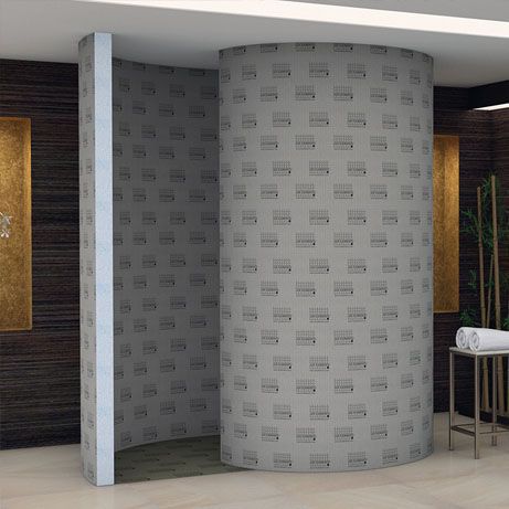 Doccia in espanso - RELAX-SD - LUX ELEMENTS - fissa / curva / per centro benessere