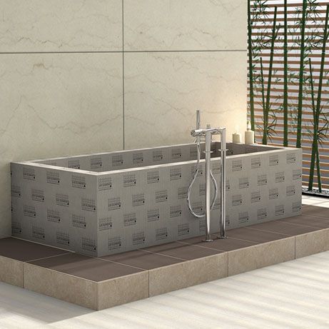 Vasca da bagno da appoggio - RELAX-BW - LUX ELEMENTS - ad uso professionale / in schiuma ad alta densità rivestita / contemporanea