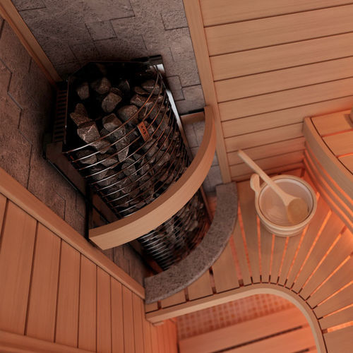 Stufa per sauna elettrica - TOWER CORNER - Sawo - 0 - 5 kW / 10 kW...20 kW / 5 kW...10 kW