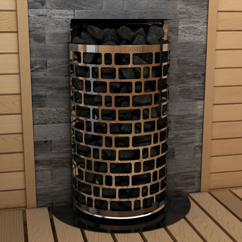 Stufa per sauna elettrica - ARIES - Sawo - 0 - 5 kW / 5 kW...10 kW / da parete
