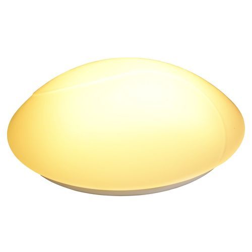 Plafoniera contemporanea - 71012 - Eliga - rotonda / in vetro smerigliato / in acciaio