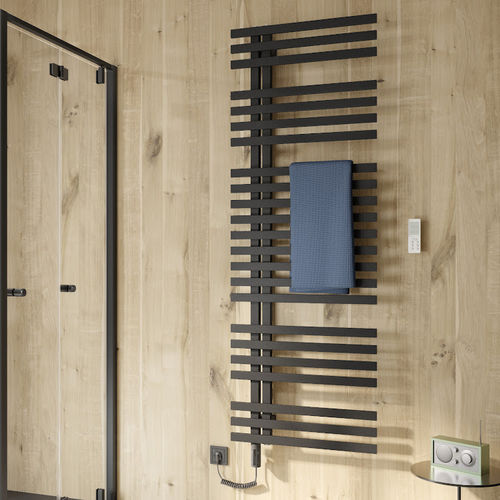 Radiatore scaldasalviette elettrico - YENGA LIGHT - HSK - contemporaneo / in metallo / bianco