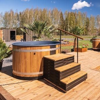 Spa fuoriterra - PREMIUM STEADY FLOW - Kirami - rotonda / 6 posti / 4 posti