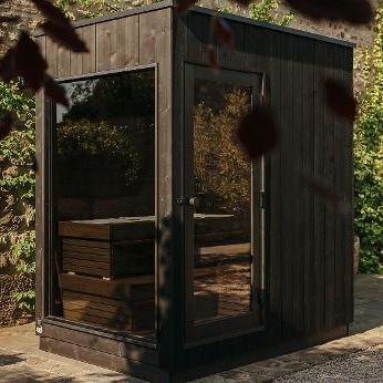 Sauna finlandese - KIRAMI FINVISION® - Kirami - per uso residenziale / in picea / in vetro