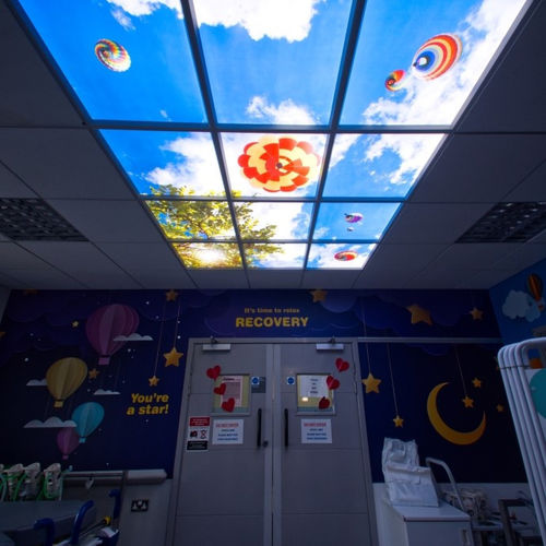 Pannello led soffitto cielo - LC6060 - Aspire - intelligente / con animazioni grafiche / per ospedale