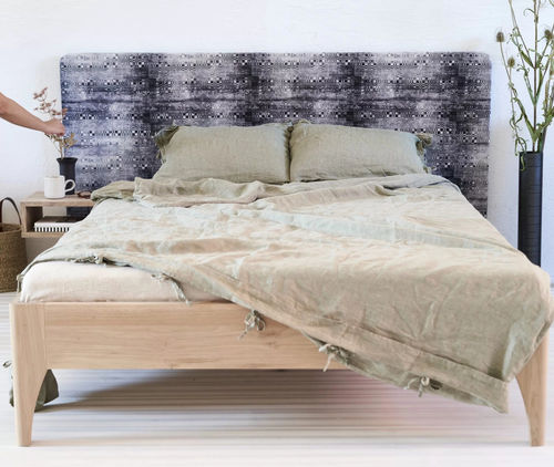 Letto matrimoniale - DIVERSE  - IDDO - contemporaneo / con comodini / in rovere