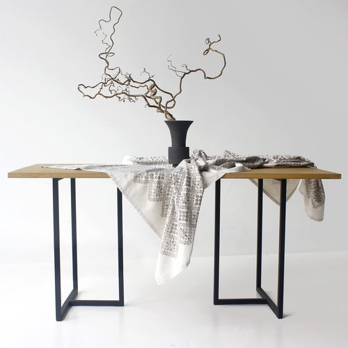 Tavolo da pranzo contemporaneo - TEA  - IDDO - in rovere / in legno oliato / in rovere bianco