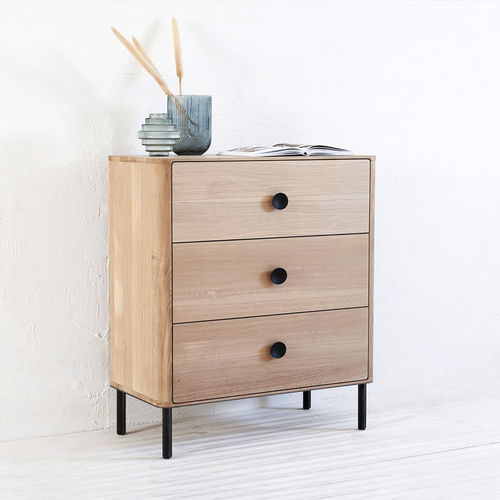 Cassettone contemporaneo - NORDY  - IDDO - in rovere / in quercia naturale / in legno oliato
