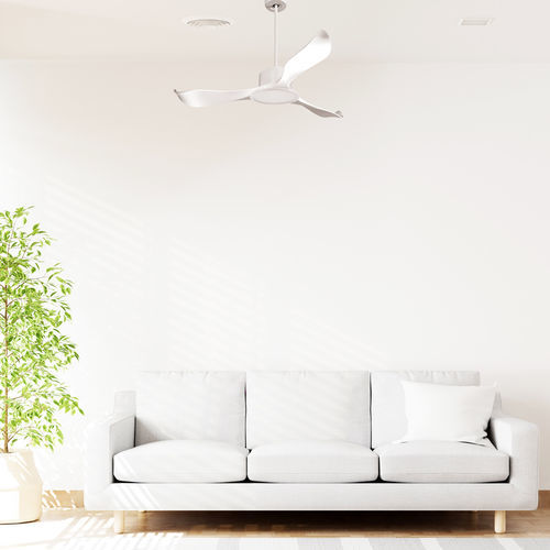 Ventilatore da soffitto residenziale - DC4_P2WI_L2WI - KLASSFAN - da interno / in ABS / bianco