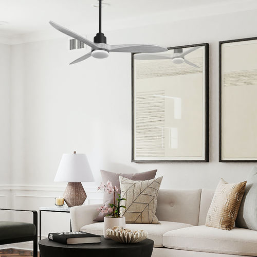 Ventilatore da soffitto residenziale - TE1_P8GR_L1SLIM - KLASSFAN - da interno / in ABS / WiFi