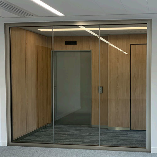 Parete fissa - AluTeq EI 60 - ERIBEL FRANCE - con bordi combacianti / in alluminio / professionale