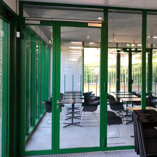 Porta da interno - SteelTeq EI1 60 - ERIBEL FRANCE - in acciaio / battente / contemporanea