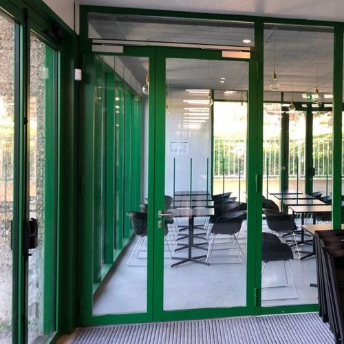 Porta da interno - SteelTeq EI30 - ERIBEL FRANCE - in acciaio / battente / contemporanea