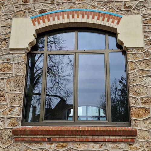 Finestra in acciaio - SteelTeq  - ERIBEL FRANCE - a battente / a doppi vetri / a 2 ante