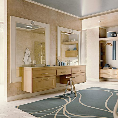 Mobile lavabo doppio - Pienza New Classic - ARCARI ARREDAMENTI - da appoggio / a muro / in legno