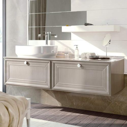 Mobile lavabo a muro - Venezia  - ARCARI ARREDAMENTI - in legno / contemporaneo / senza ante