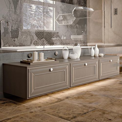 Credenza contemporanea - Diamante  - ARCARI ARREDAMENTI - in legno / con cassetti / marrone