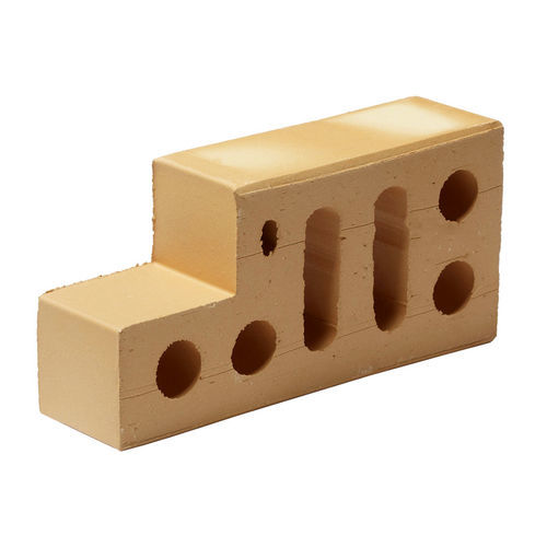 Mattone perforato - COM ENCAIXE - CANDIGRES - per barbecue / refrattario / rosso