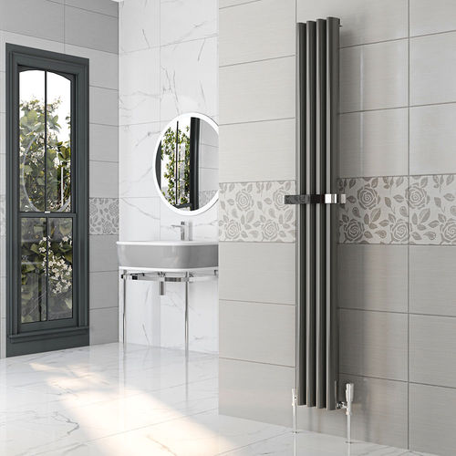 Radiatore scaldasalviette ad acqua calda - ALBITE SLIM - LOJIMAX - 0...500 w / 1501 w...2000 w / contemporaneo