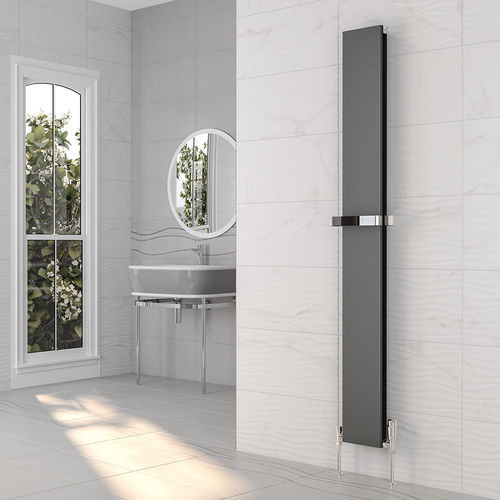 Radiatore scaldasalviette ad acqua calda - NISH DOUBLE SLIM - LOJIMAX - 0...500 w / 1501 w...2000 w / contemporaneo