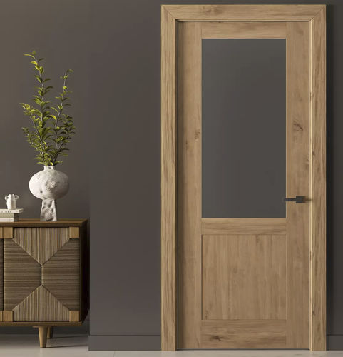 Porta da interno - 2.1 - IN WOOD LLC - in legno / in vetro / battente
