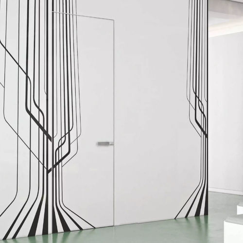 Porta da interno - Alberi - IN WOOD LLC - in legno / battente / contemporanea