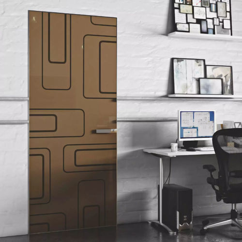 Porta da interno - Bonasera - IN WOOD LLC - in legno / battente / contemporanea