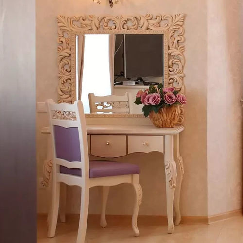 Mobile da toeletta tradizionale - IN WOOD LLC - in legno / con piedi alti / monoposto
