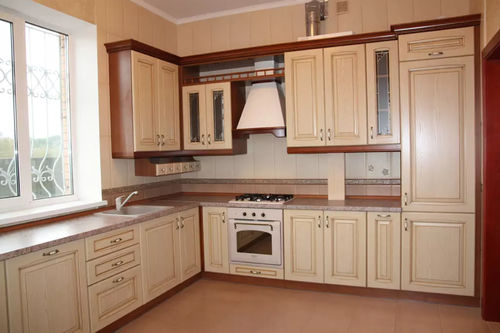 Cucina classica - IN WOOD LLC - in legno / a L / di grandi dimensioni