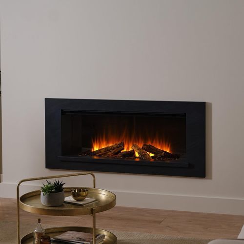 Camino elettrico - Holbury  - British Fires Ltd - da incasso / senza canna fumaria / Faccia singola