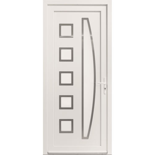 Porta d'ingresso - Solano - USINE-ONLINE - in PVC / battente / contemporanea